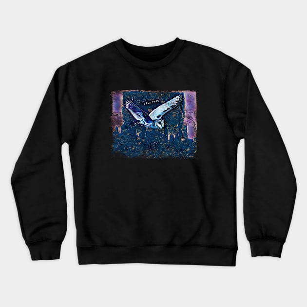 night owl Crewneck Sweatshirt by ElArrogante